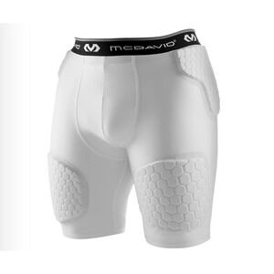 McDavid HEX® Thudd Short – White – Men's Large – NWT